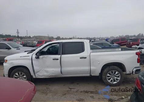 2022 Chevrolet Silverado 1500 Ltd 2Wd Short Bed Custom z USA, uszkodzony, nr VIN 3GCPWBEKXNG144323